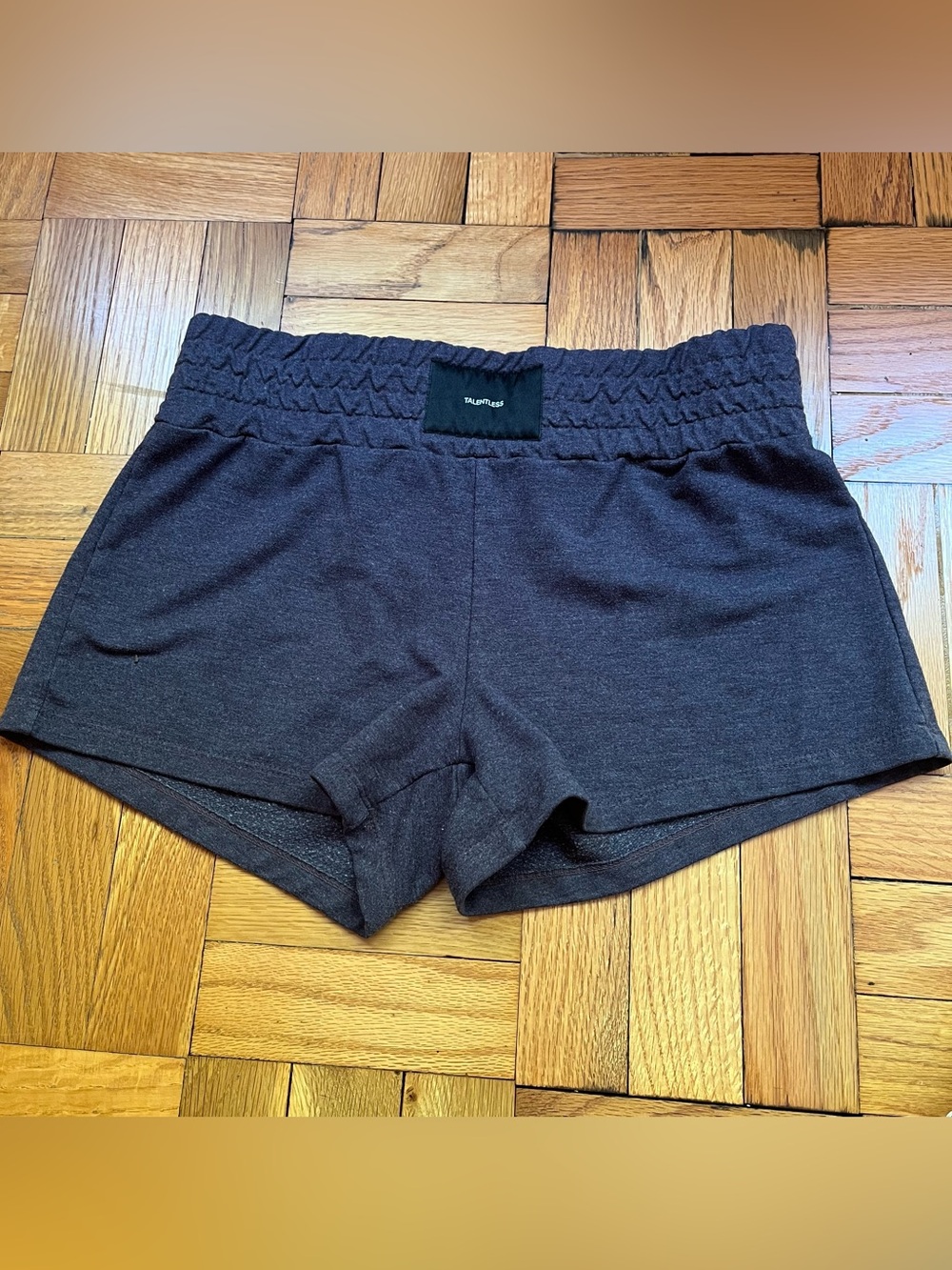 TALENTLESS Charcoal Gray Athletic Fleece Shorts